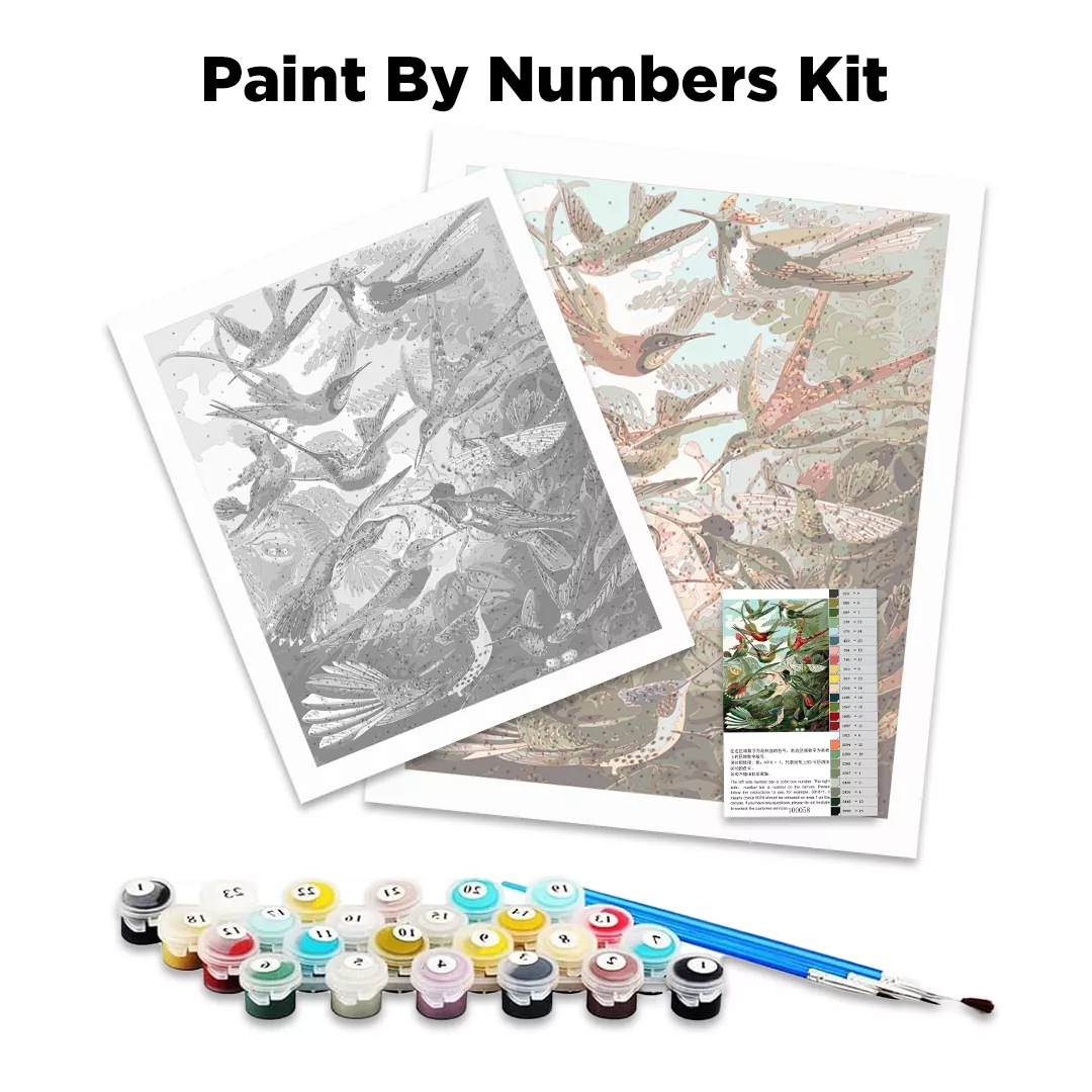 Animal Fish Painting Paint By Numbers Kit