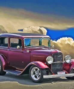 1932 Ford Vintage Paint By Numbers
