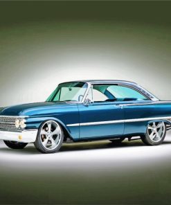 1961 Ford Starliner Blue Car Paint By Numbers