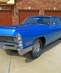 1967 Cadillac Blue Car Paint By Numbers