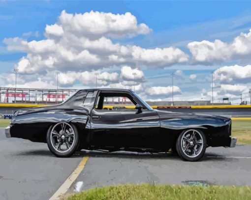 1977-Black-Chevy-Monte-Carlo-paint-by-number