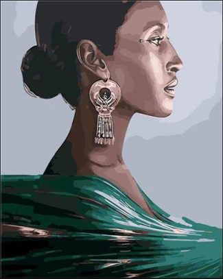 Elegant Egyptian Queen Paint By Numbers