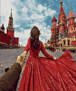 Follow Me to Moscow Travel Paint By Numbers