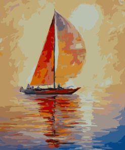 Sailing Ocean Scene Paint By Numbers