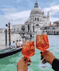 Romantic Venice Canals Paint By Numbers