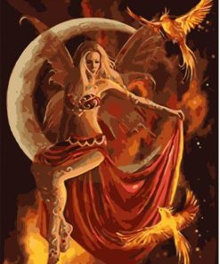 Angel Phoenix Woman Paint By Numbers