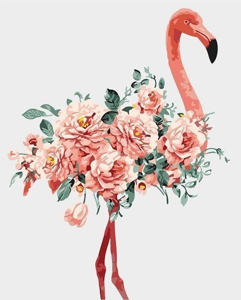 Finish Painting with Pink Flamingos Art Kit