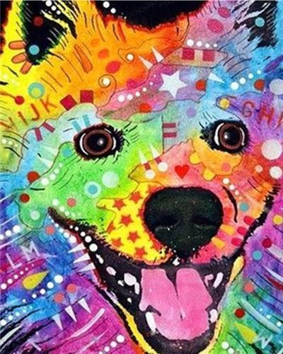 Finalizing the paint by numbers artwork