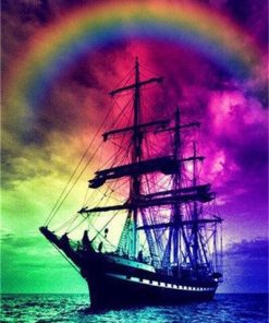 Sailing Ship Seascape Paint By Numbers
