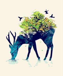 Deer Wildlife Paint By Numbers