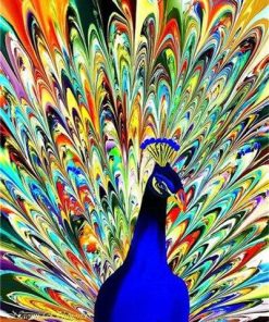 Kaleidoscope Peacock Birds Paint By Numbers
