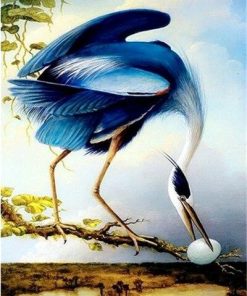 Blue Heron Serenity Paint By Numbers
