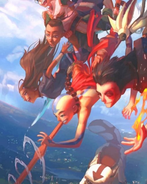 Aang-avatar-the-last-airbender-paint-by-numbers