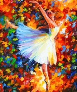 Abstract Ballerina Art Paint By Numbers