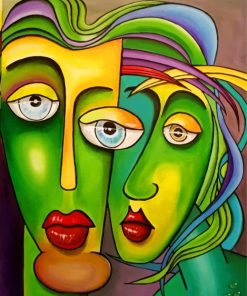 Abstract Faces Creativity Paint By Numbers