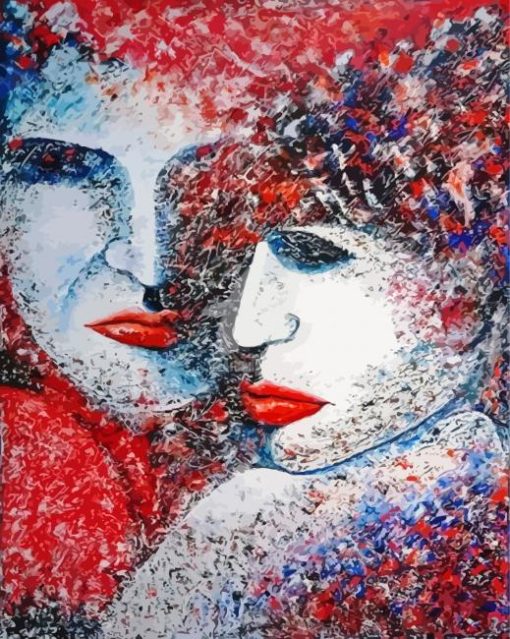 Abstract-Sad-Couple-paint-by-numbers