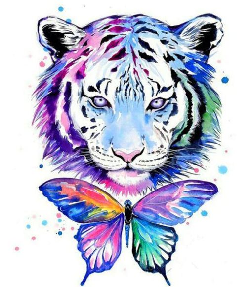 AbstractTigerAndButterfly