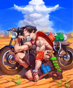 Ace One Piece Anime Paint By Numbers