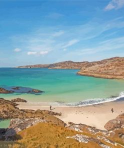 Achmelvich Bay Scotland Paint By Numbers