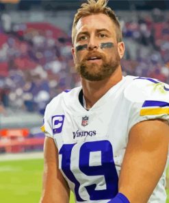 Adam Thielen Vikings Receiver Paint By Numbers