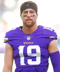 Adam Thielen Wide Receiver Paint By Numbers