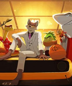 Adventure Film Villains Paint By Numbers