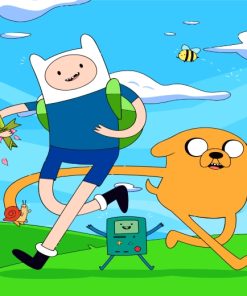 Adventure Time Cartoon Paint By Numbers