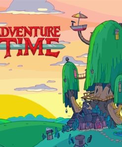 Adventure Time Cartoon Paint By Numbers
