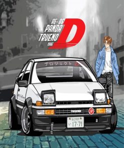 Ae86 Panda Trueno Paint By Numbers
