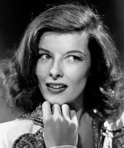Aesthetic Katharine Hepburn Women's Icon Paint By Numbers