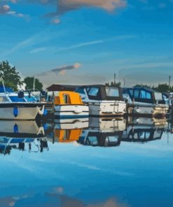 Aesthetic Norfolk Broads Scenic Paint By Numbers