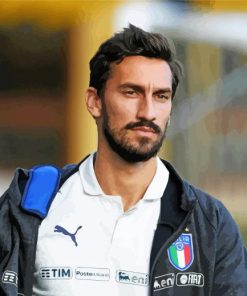 Aesthetic Davide Astori Football Paint By Numbers