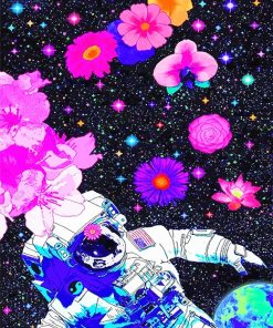 Aesthetic Space Man Fantasy Paint By Numbers