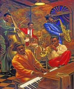 African Musicians Cultural Paint By Numbers