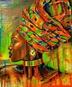 African Girl Paint By Numbers