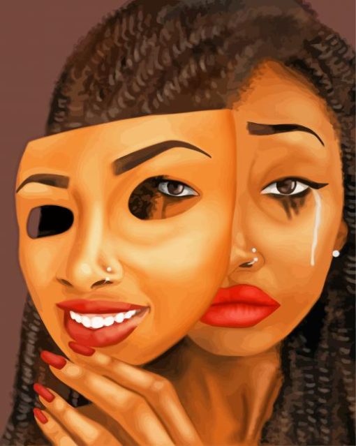 African-Woman-Crying-paint-by-number
