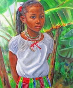 African Girl Creativity Paint By Numbers