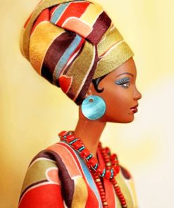 African Lady Masterpiece Paint By Numbers
