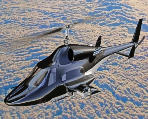 Airwolf-Over-Clouds-paint-by-numbers