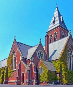 Aldershot Church Architecture Paint By Numbers