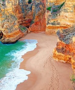 Algarve Seaside Scene Paint By Numbers