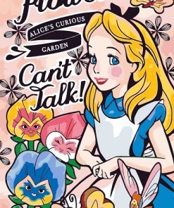 Alice in Wonderland Cartoon Paint By Numbers