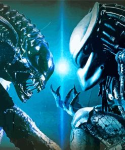 Alien VS Predator Sci-Fi Paint By Numbers