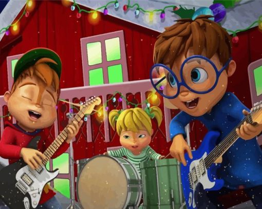 Alvin-and-the-chipmunks-music-band-paint-by-number