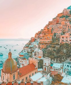 Amalfi Coast Scenery Paint By Numbers
