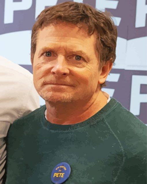 American-Michael-J-Fox-paint-by-numbers