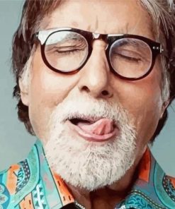 Amitabh Bachchan Bollywood Icon Paint By Numbers