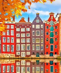 Amsterdam Cityscape Paint By Numbers