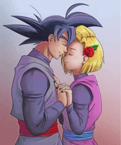 Dragon Ball Z Romance Paint By Numbers