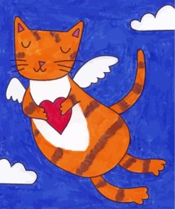 Angel Cats Art Kit Paint By Numbers